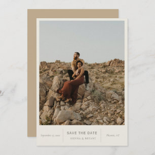 Modernes Chic-Foto Save The Date