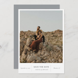 Modernes Chic-Foto Save The Date