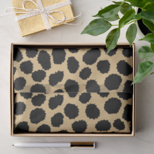 Modernes Chic Wildlife Cheetah Animal Print Muster Seidenpapier