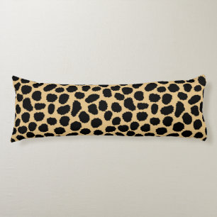 Modernes Chic Wildlife Cheetah Animal Print Muster Seitenschläferkissen
