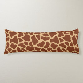 Modernes Chic Wildlife Giraffe Tierdruckmuster Seitenschläferkissen