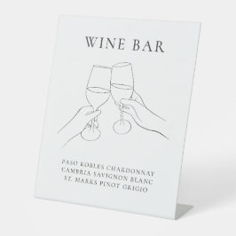 Modernes Chic Wine Bar Sockelschild
