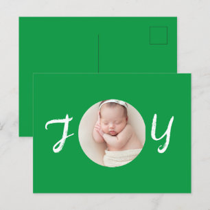 MODERNES CHRISTMAS FAMILY FOTO POSTCARD POSTKARTE