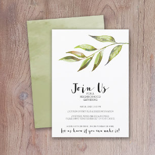 Modernes Cocktail-Party für Wasserfarben Einladung