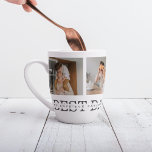Modernes Collage Foto & Grau Bester Vater je Gesch Milchtasse<br><div class="desc">Modern Collage Foto & Gray Best Vater Ever Geschenk ist eine nachdenkliche und einzigartige Geschenkidee für jeden Papa, der fotografisch Lieben und schätzt personalisierte Geschenke. Alles in allem ist dieses Geschenk eine perfekte Möglichkeit, den Vatertag, Geburtstage oder jeden anderen besondere Anlass für deinen Vater zu feiern. Es ist ein nachdenkliches...</div>