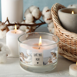 Modernes Collage Foto Liebe Mama Bestes Geschenk Rechteckiger Aufkleber