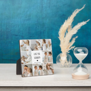 Modernes Collage Foto Liebe Opa Bestes Geschenk Fotoplatte
