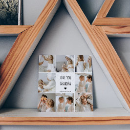 Modernes Collage Foto Liebe Opa Bestes Geschenk Magnetkarte
