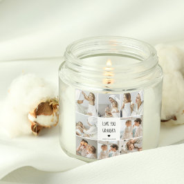 Modernes Collage Foto Liebe Opa Bestes Geschenk Quadratischer Aufkleber