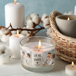 Modernes Collage Foto Liebe Opa Bestes Geschenk Rechteckiger Aufkleber