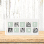 Modernes Collage Foto Minze Bestes Hubby-Geschenk Holzkisten Schild<br><div class="desc">Das moderne Collage Foto Mint Best Hubby Geschenk ist eine personalisierte Geschenkidee für Ehemänner, die die Schönheit einer Foto-Collage mit dem Charme eines Minzrahmens verbindet. Dieses einzigartige Geschenk ist dazu gedacht, die unvergesslichsten Momente zu zeigen, die das Paar gemeinsam hat, wie z.B. ihren Hochzeitstag, romantische Termine, Ferien und andere wichtige...</div>