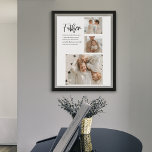 Modernes Collage Foto mit dem besten Angebot für V Poster<br><div class="desc">Modernes Collage Foto mit dem besten Angebot für Vater</div>