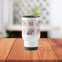 Modernes Collage Foto & Pastell Pink Mommy Geschen