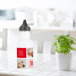 Modernes Collage Foto Rot & Rosa Beste Mama je Ges Edelstahlflasche<br><div class="desc">Modernes Collage Foto Rot & Rosa Beste Mama je Geschenk.Bestes Personalisiertes Geschenk für Mütter Tag,  Frauentag oder Mama Geburtstag. Überraschende Mama mit einem Geschenk,  das so Phantastisch ist wie sie.</div>
