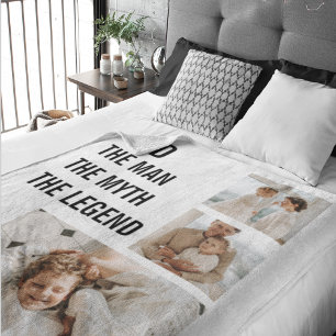 Modernes Collage Foto VATER Sherpadecke