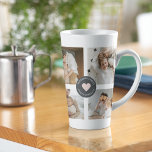 Modernes Collage Personalisiertes Familiengeschenk Milchtasse<br><div class="desc">Modernes Collage Personalisiertes Familiengeschenk</div>