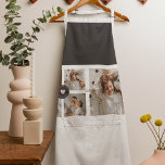 Modernes Collage Personalisiertes Familiengeschenk Schürze<br><div class="desc">Modernes Collage Personalisiertes Familiengeschenk</div>