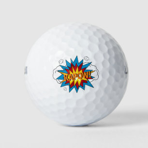 Modernes Comic Buch KAPOW Pop Kunst Golfball