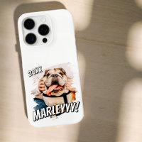 Modernes Comic Einfaches Grunge Custom Pet Foto
