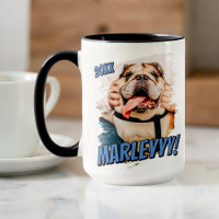 Modernes Comic Einfaches Grunge Custom Pet Foto