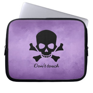 Modernes Computerschläfchen, keine Touch, Skull-D Laptopschutzhülle