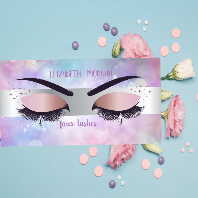 Modernes Cooles Bokeh, Strip, Imitate Lashes Poster (Von Creator hochgeladen)