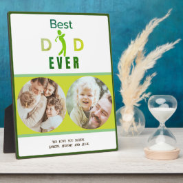 Modernes Cooles Golfer Best Vater Alltags Foto Fotoplatte