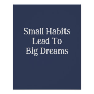 Modernes Cooles inspirierendes Textangebot Männer Poster