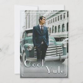 Modernes Cooles Weihnachten Weihnachts-Foto