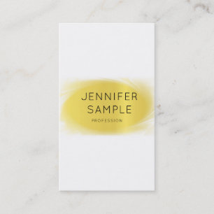 Modernes Creative Gold Design Beruflich Schlicht Visitenkarte