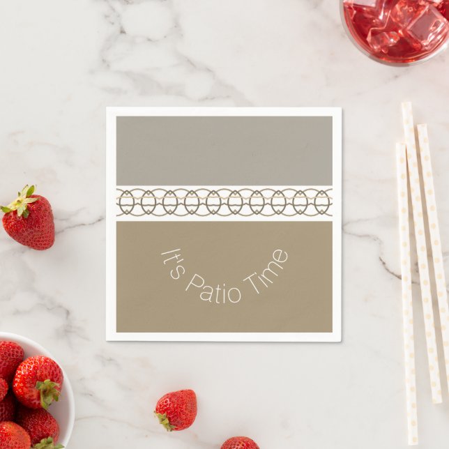 Modernes Dekordesign Serviette (Beispiel)