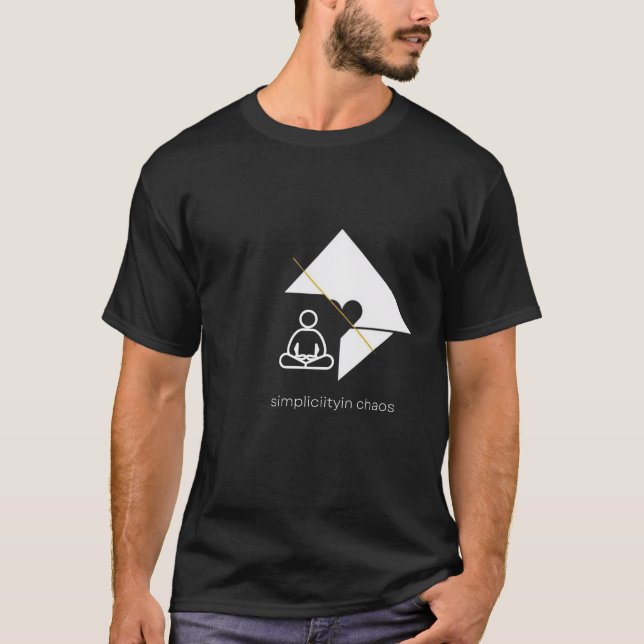 Modernes Design Abstrakter geometrischer T - Shirt (Vorderseite)