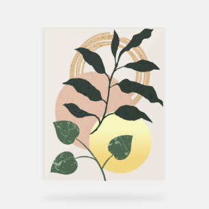 Modernes Design Acrylschild