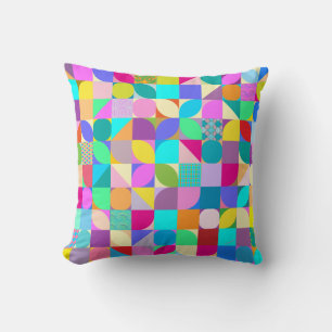 Modernes Design Art Colorful Pattern Fun Kissen