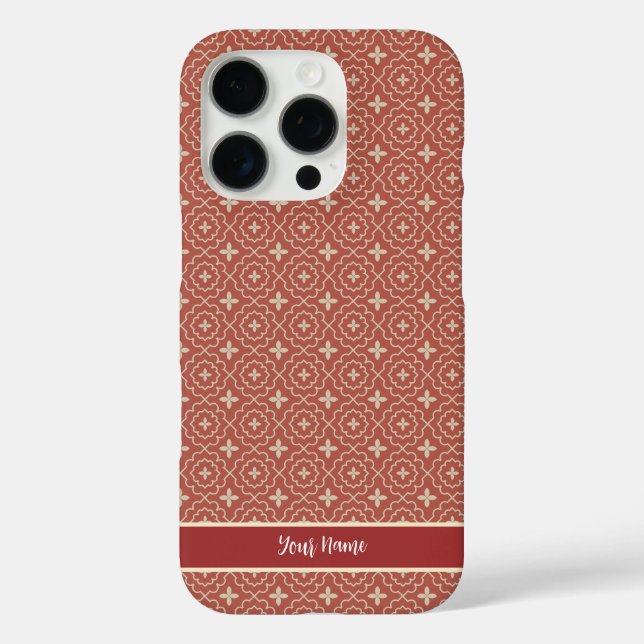 Modernes Design aus dem Mittelalter Case-Mate iPhone Hülle (Rückseite)