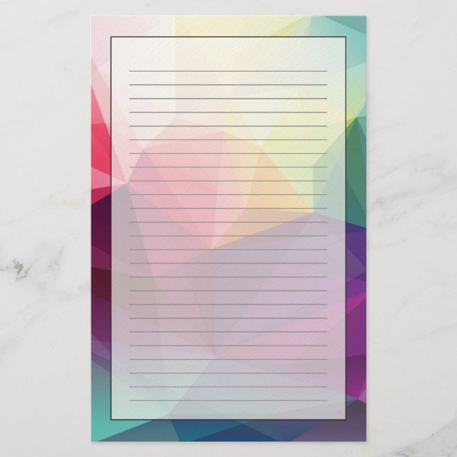 Modernes Design Briefpapier (Vorderseite)