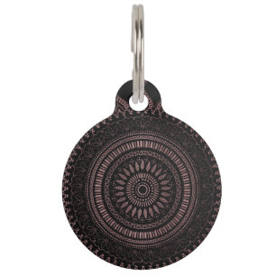 Modernes Design der Rose Mandala Tiermarke