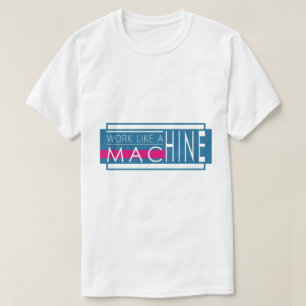 Modernes Design der Typografie im weißen Text T-Shirt