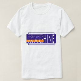 Modernes Design der Typografie im weißen Text T-Shirt