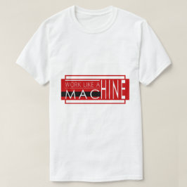 Modernes Design der Typografie im weißen Text T-Shirt