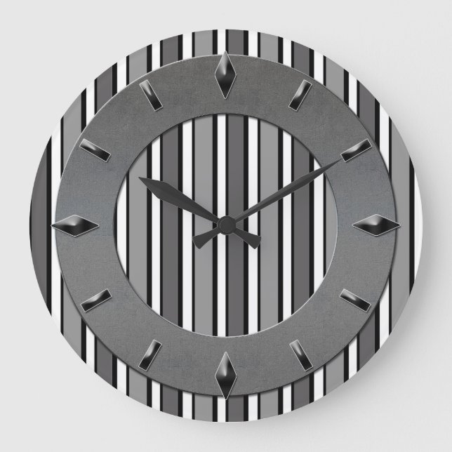 Modernes Design der Wanduhr. Große Wanduhr (Vorderseite)