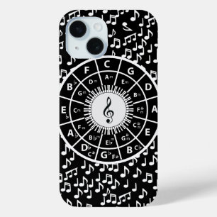 Modernes Design für Schwarz-Weiß-Musik Case-Mate iPhone Hülle
