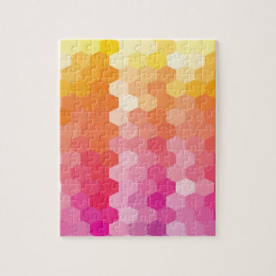 Modernes Design-Hexagon-Muster Puzzle