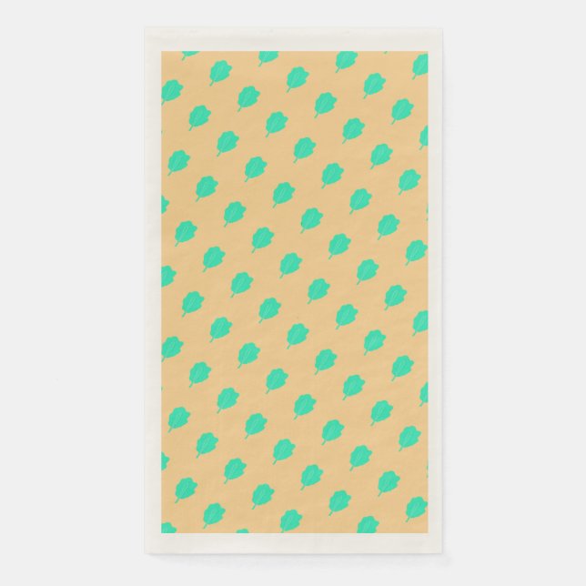 Modernes Design im Grünen Papier Napkins, Handtuch Serviette (Vorderseite)