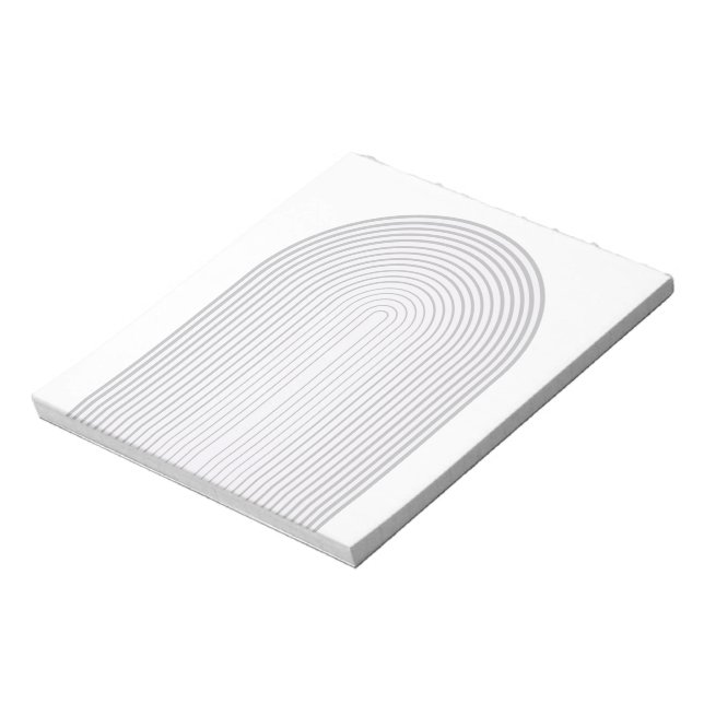 Modernes Design in Beige Notizblock (Rotiert)