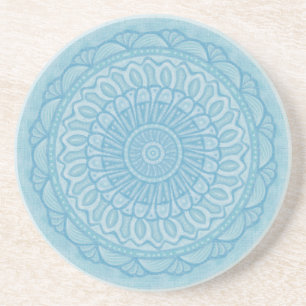 Modernes Design in Blau und Türkis Getränkeuntersetzer