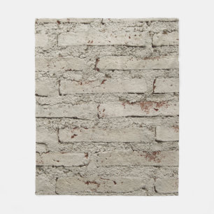 Modernes Design mit dekorativer Ziegelwand Fleecedecke