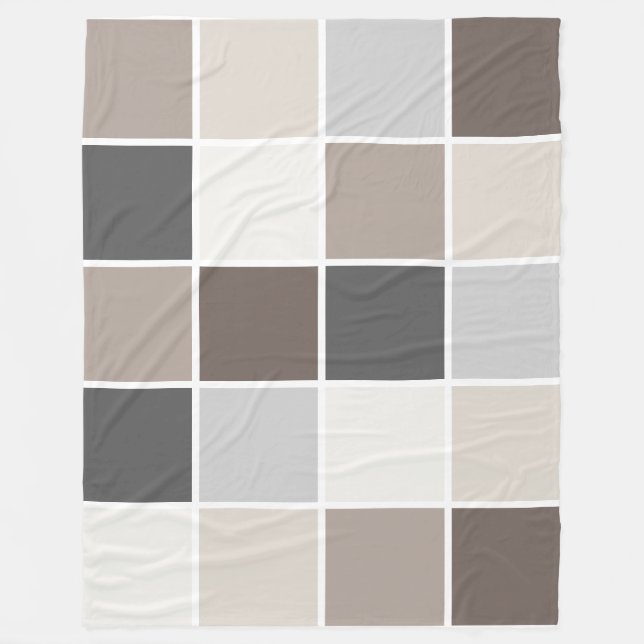 Modernes Design mit harmonischen Farben Fleecedecke (Vorderseite)