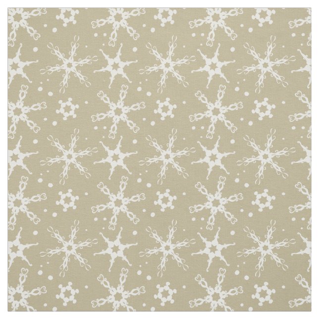 Modernes Design mit Snowflake Stoff (Muster)
