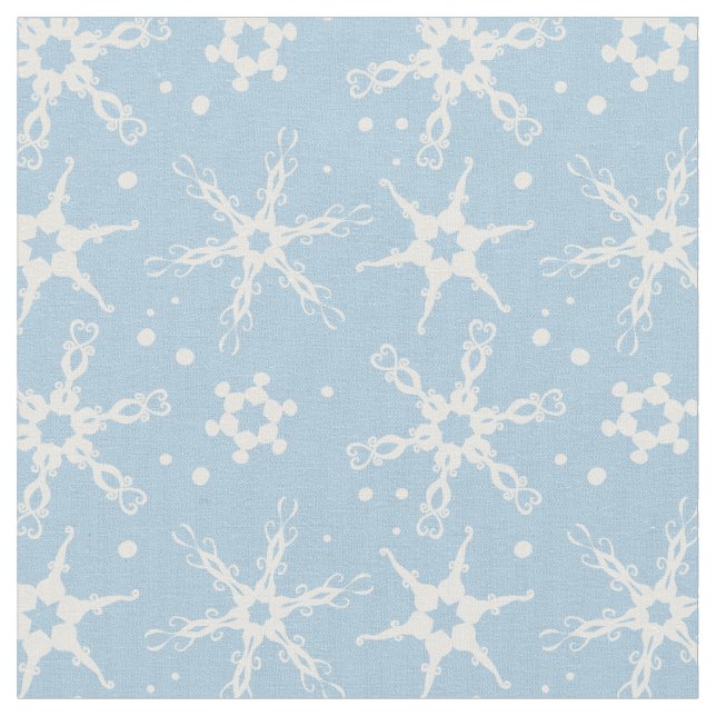 Modernes Design mit Snowflake Stoff (Nahaufnahme)